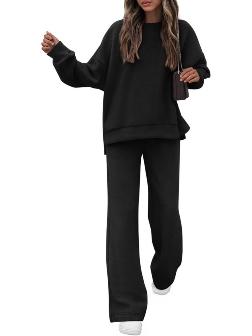 Cozy 2-Piece Matching Lounge Sweat Set | Comfy Sweatsuit for Relaxation & Style